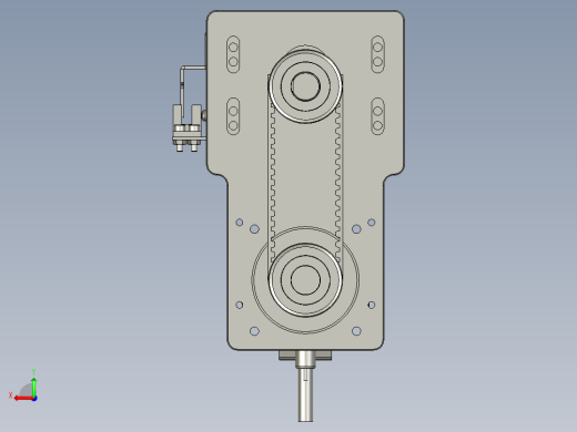 M070-KK86-340-200W-带联轴器反折后视缩略图