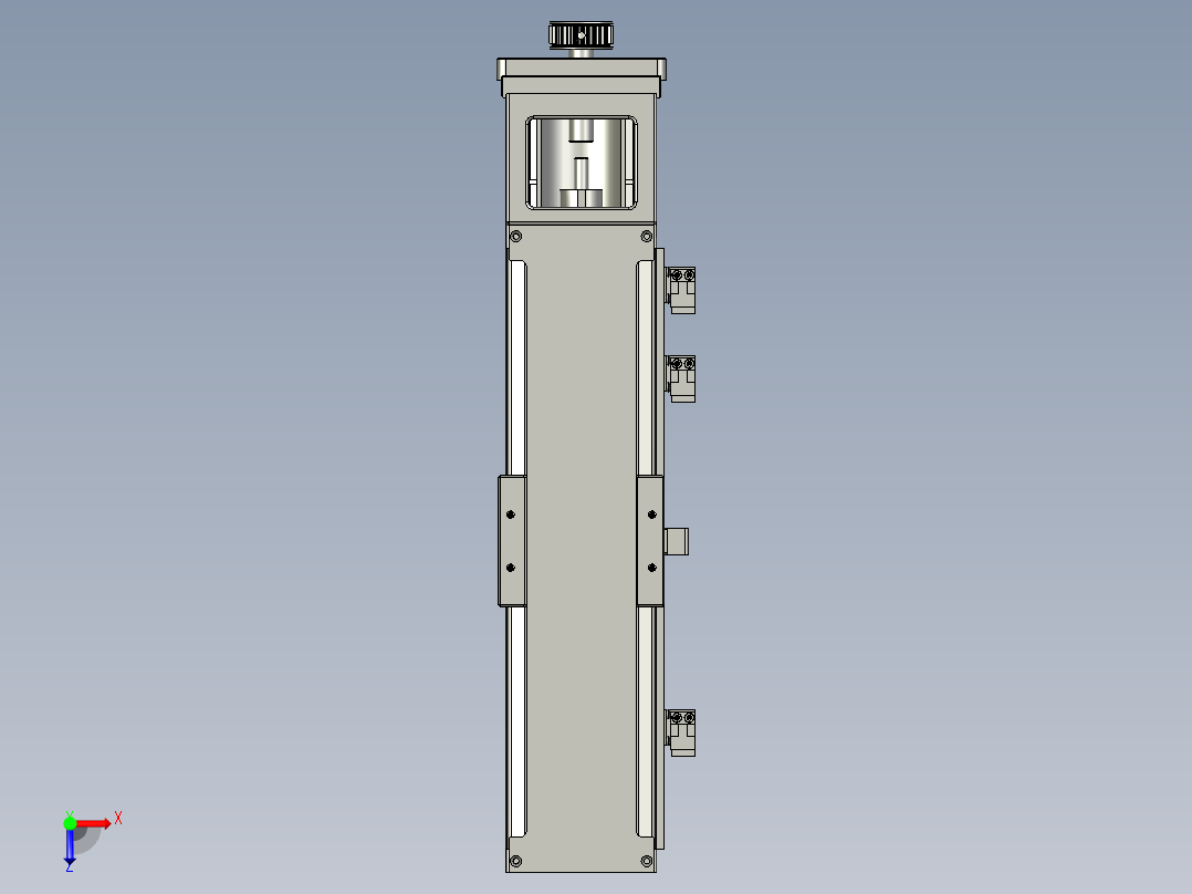 M070-KK86-340-200W-带联轴器反折俯视图