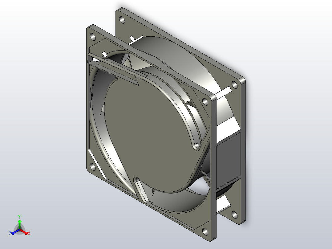 台湾建准AC风扇SF23092A 2092HBL.GN主视图