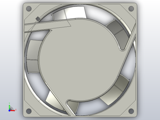 台湾建准AC风扇SF23092A 2092HBL.GN前视缩略图