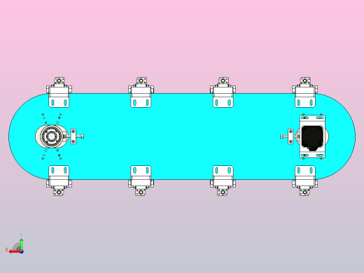 椭圆链条环形导轨后视缩略图