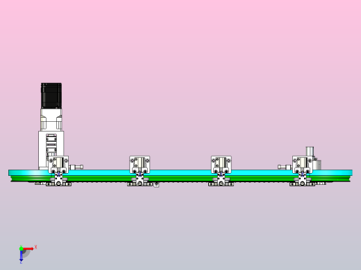 椭圆链条环形导轨俯视缩略图