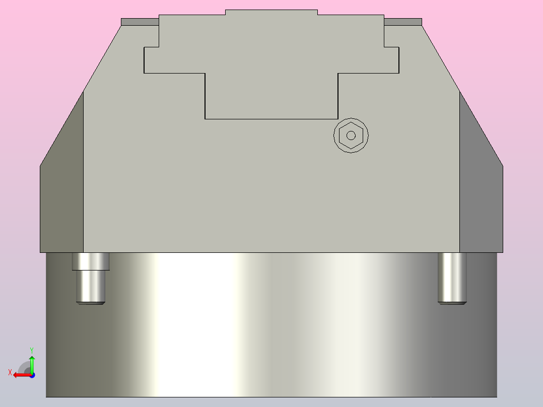 气动夹紧系统SCHUNK-0405360 KSF plus 160, 0后视图