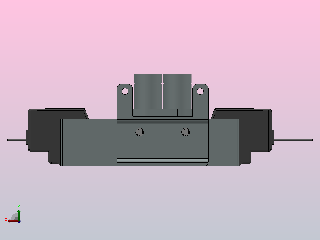 SY5420-GD-C4-8 双电控直接出线式电磁阀[SY5420-6-GD-01-C6-F2]后视图