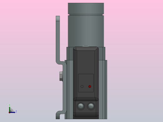 SY5420-GD-C4-8 双电控直接出线式电磁阀[SY5420-6-GD-01-C6-F2]左视缩略图