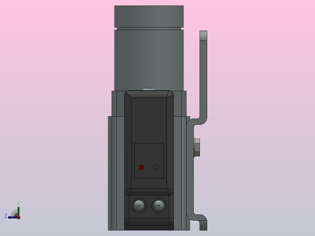 SY5420-GD-C4-8 双电控直接出线式电磁阀[SY5420-6-GD-01-C6-F2]右视图