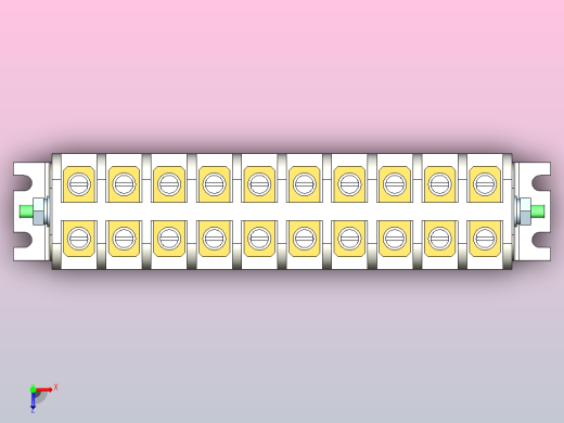 接线盒кб25-10端子排俯视缩略图