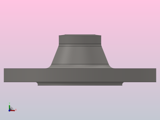 凸面对焊钢制管法兰_20-2.5（系列1）前视缩略图