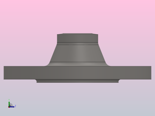 凸面对焊钢制管法兰_20-2.5（系列1）左视缩略图