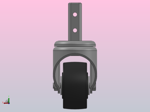 脚轮Colson-3_00314_809 2 1_2 LG X 7_8 SQUARE (MTG31)后视缩略图