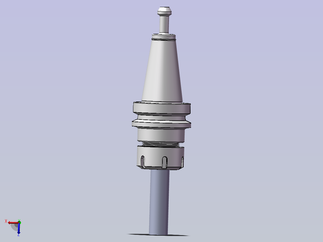 BT40-ER32铣刀柄主视图