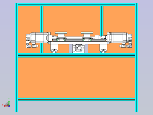 三轴自动化装配工作平台设计后视缩略图