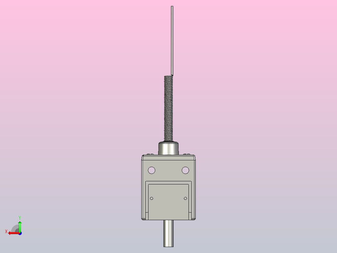 行程开关传感器TZ-3169后视图