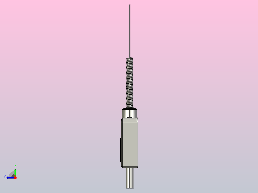 行程开关传感器TZ-3169右视图