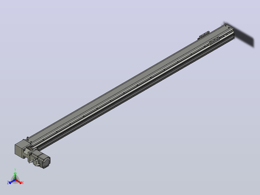 MT75BT半封闭皮带滑台[MT75BT.L80.1300.LT.P40.C3]主视图