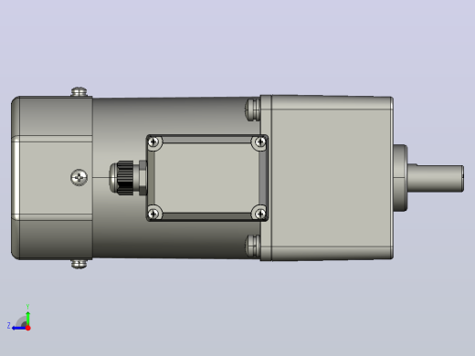 交流减速机5IK90RGU-CFT(5GU3KB-200KB)右视缩略图
