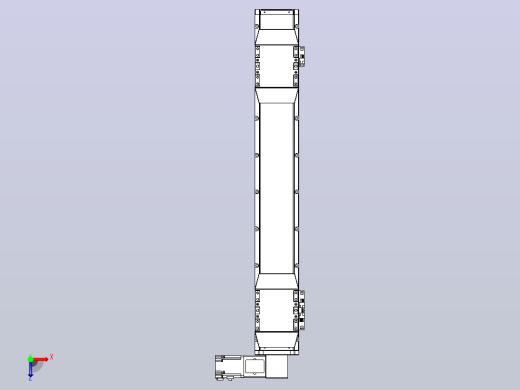 皮带直线轴双滑块型TPA-GCBS-120-P70-L225-DR-M20-N3俯视缩略图