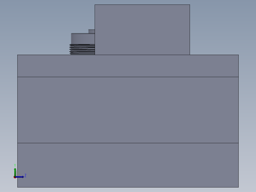 钻孔工装左视缩略图