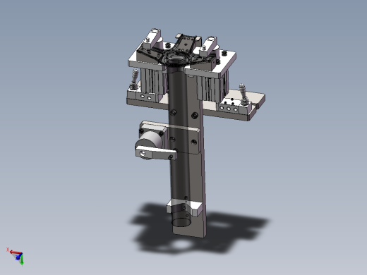 立柱气动焊接夹具设计 sw2020工程图