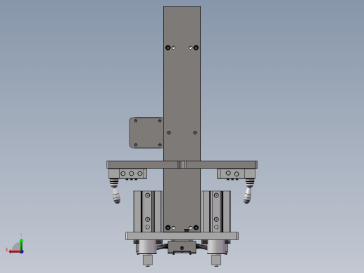 立柱气动焊接夹具设计 sw2020工程图后视缩略图