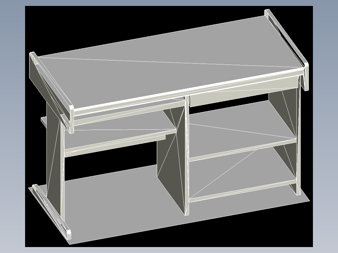 室内家具及植物的维模型十二-B007