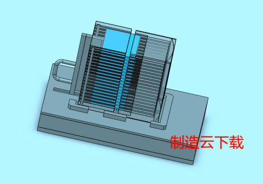 料架挤压设备3D模型缩略图