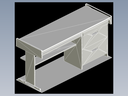 室内家具及植物的维模型十二-B028