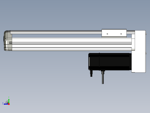 Toyo东佑达直线模组-ETH13-300-BM-400W+煞車右视缩略图