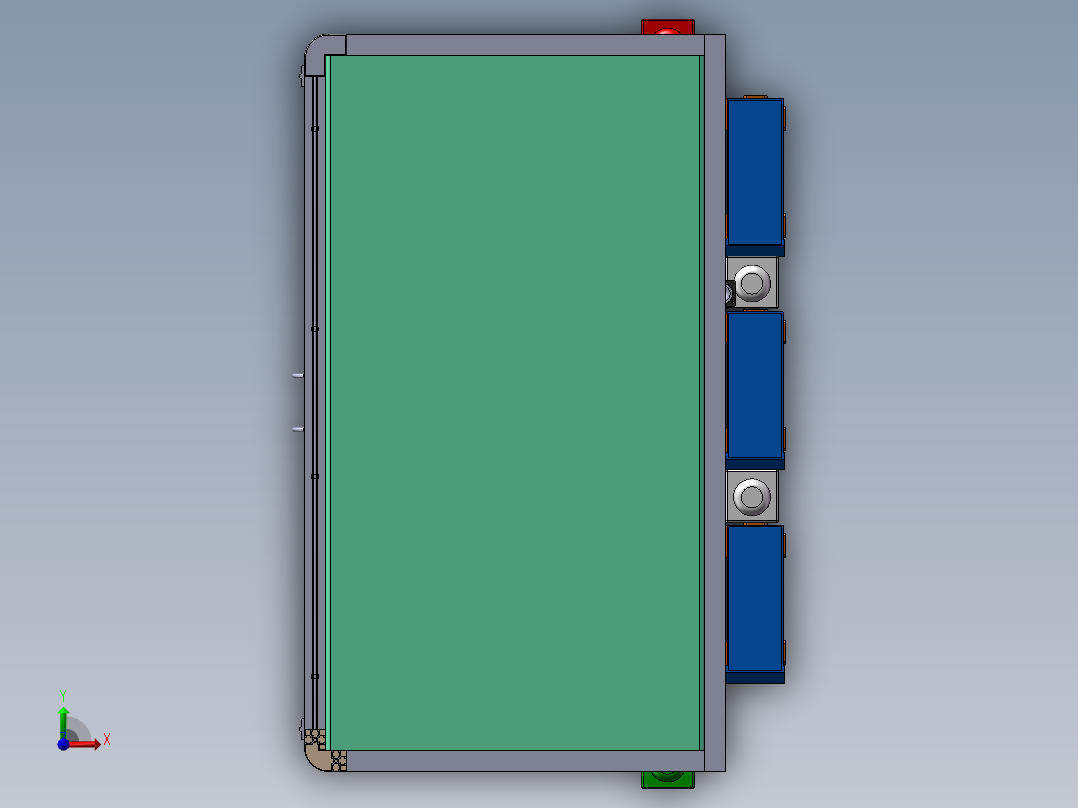 ST50-EVP产品旋卯组装压机前视图