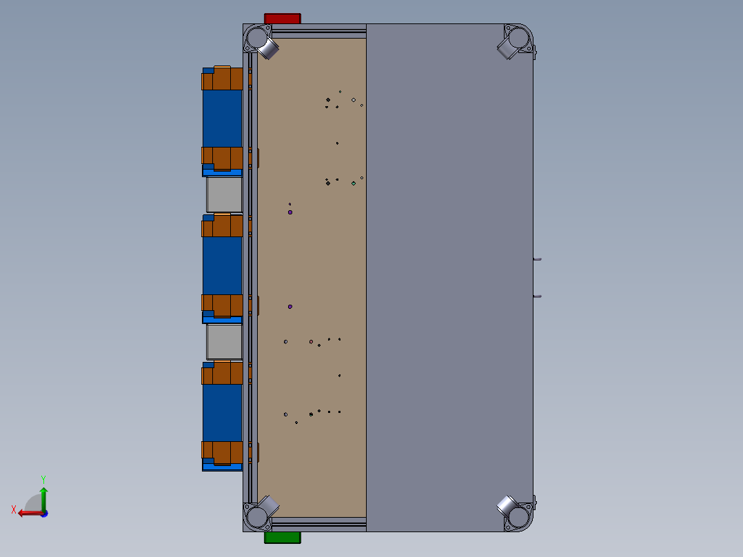 ST50-EVP产品旋卯组装压机后视图