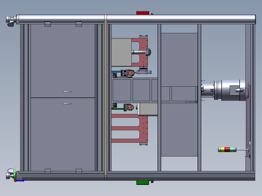 ST50-EVP产品旋卯组装压机左视图