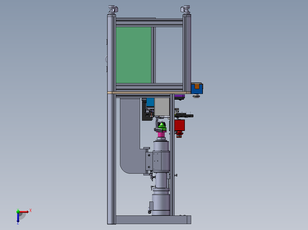 ST50-EVP产品旋卯组装压机俯视图