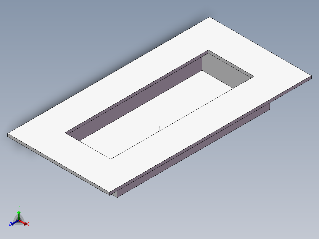 拉手XAD01正等轴测图
