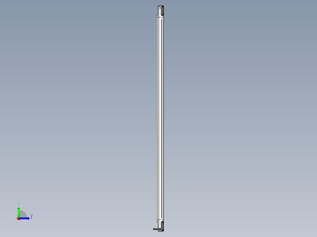 基恩士SL-V22L_R_kc图纸模型左视图