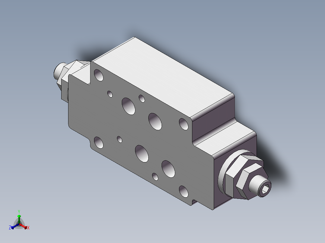 力士乐液压阀-Z2FS16正等轴测图