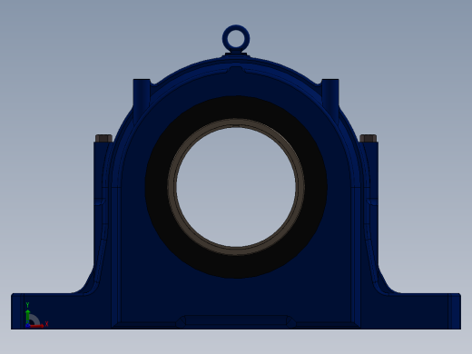 轴承座前视缩略图