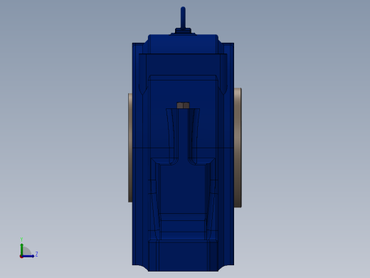 轴承座左视缩略图