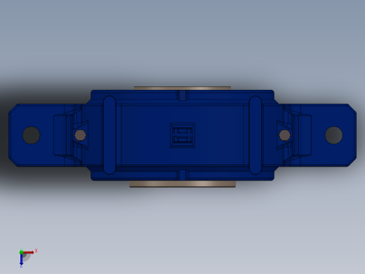 轴承座俯视缩略图