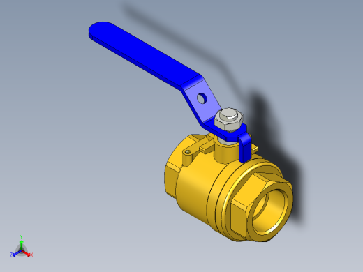 管道手动球阀-水管开关阀-手动阀门395_05_E_1