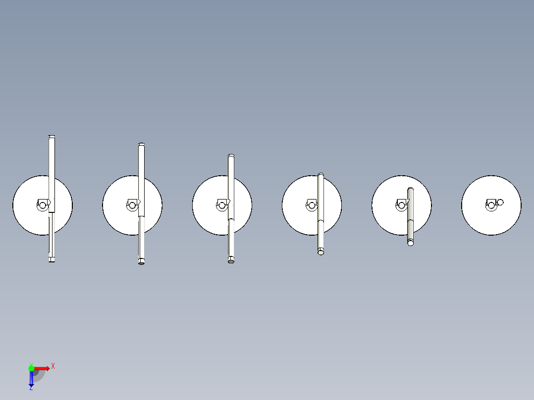 1624台灯设计俯视图