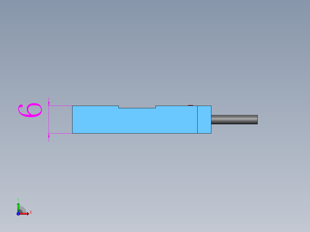 感应式传感器TL-W3M(欧姆龙)前视图