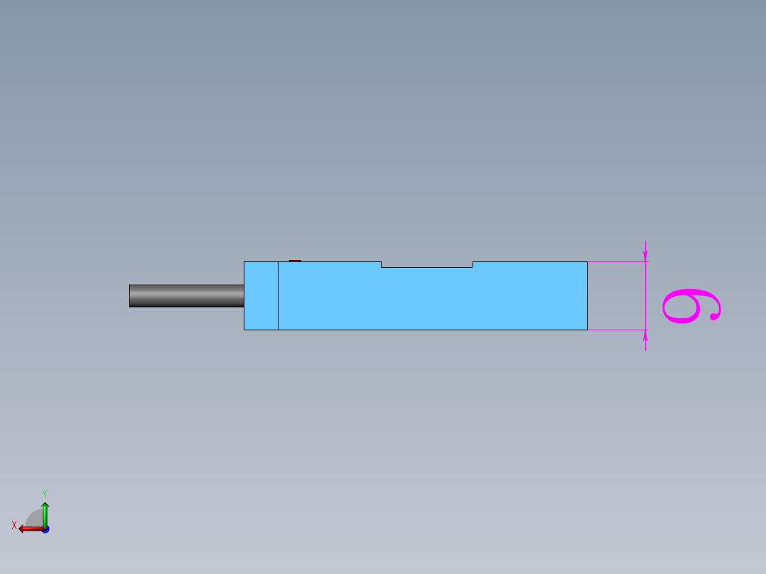 感应式传感器TL-W3M(欧姆龙)后视图