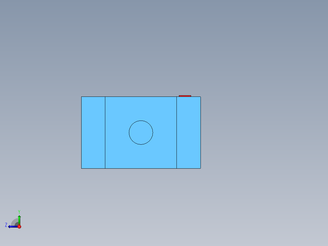 感应式传感器TL-W3M(欧姆龙)右视图