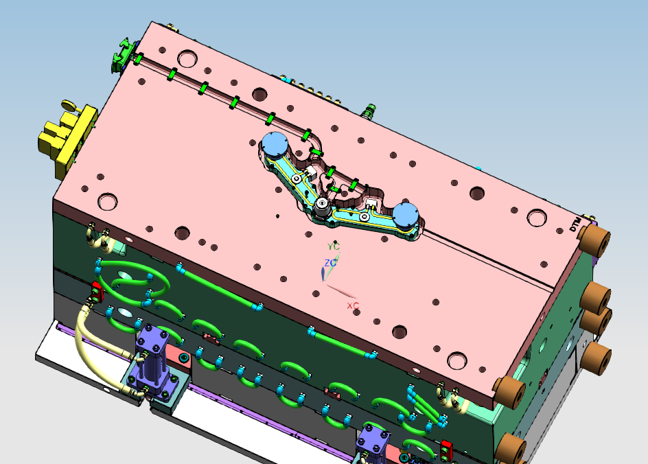 一套经典的汽车仪表模具图