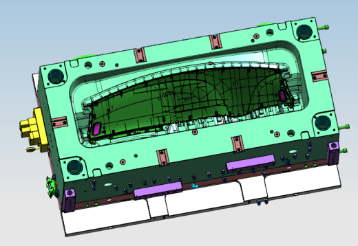 一套经典的汽车仪表模具图缩略图