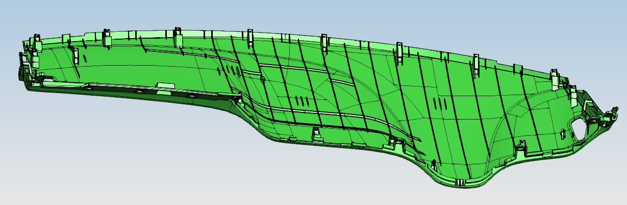 一套经典的汽车仪表模具图