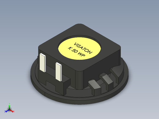 扬声器Visaton k50 wp8正等轴测缩略图