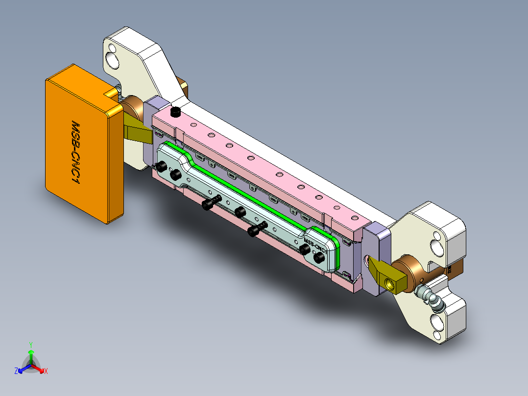 MSB-CNC1-1215正等轴测图