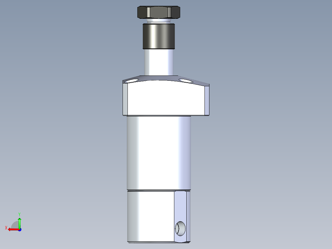 KOSMEKLHA0400-SRN_R01多系列多零件图纸模型后视图