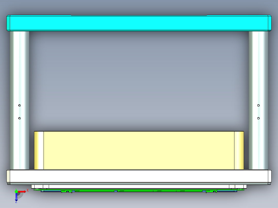 ZAZ00-A-笔记本CNC工装夹具三维模型CNC5俯视图